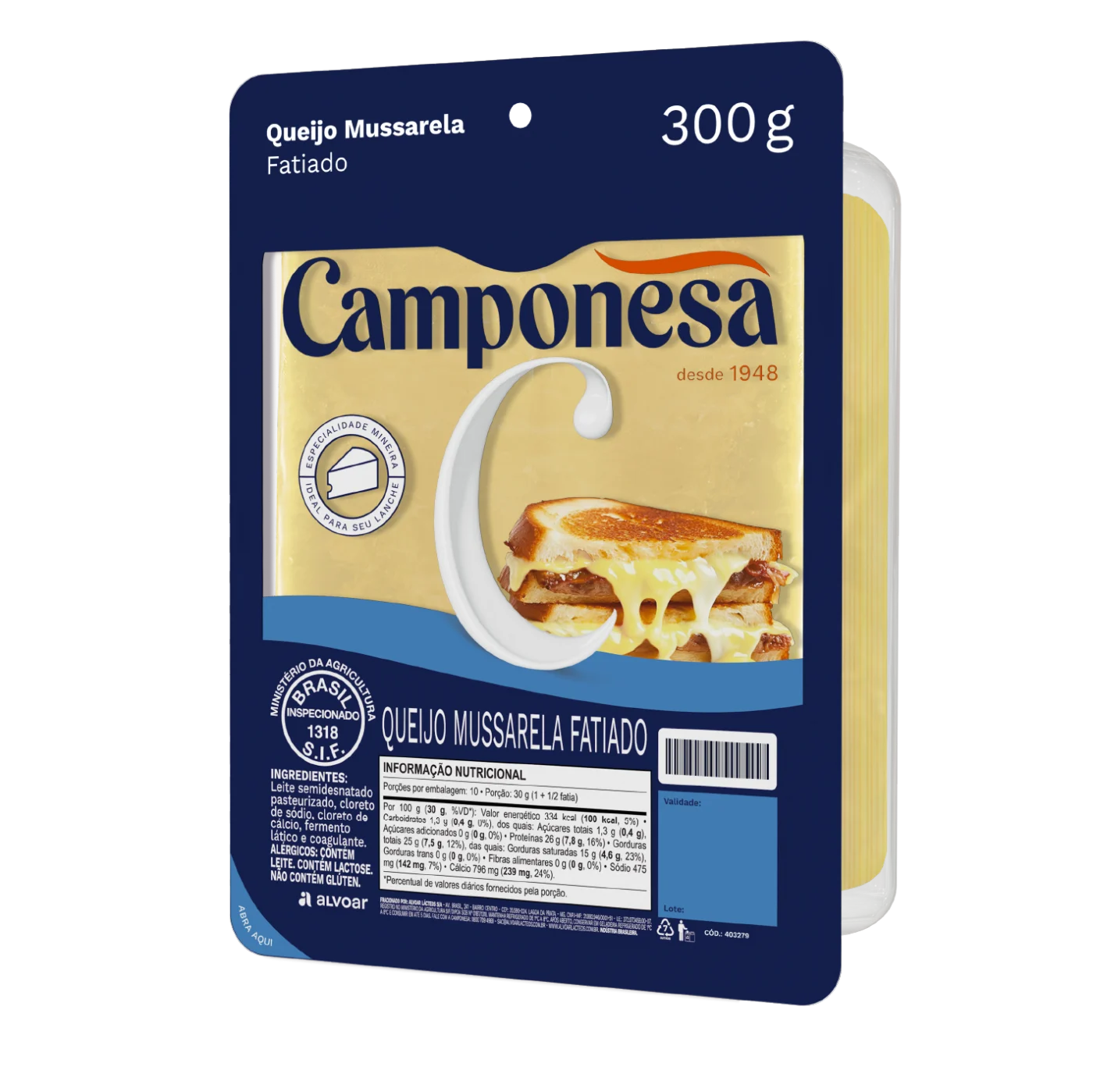 Imagem ilustração paraQueijoMussarelaFatiado300g-EAN7896259425991